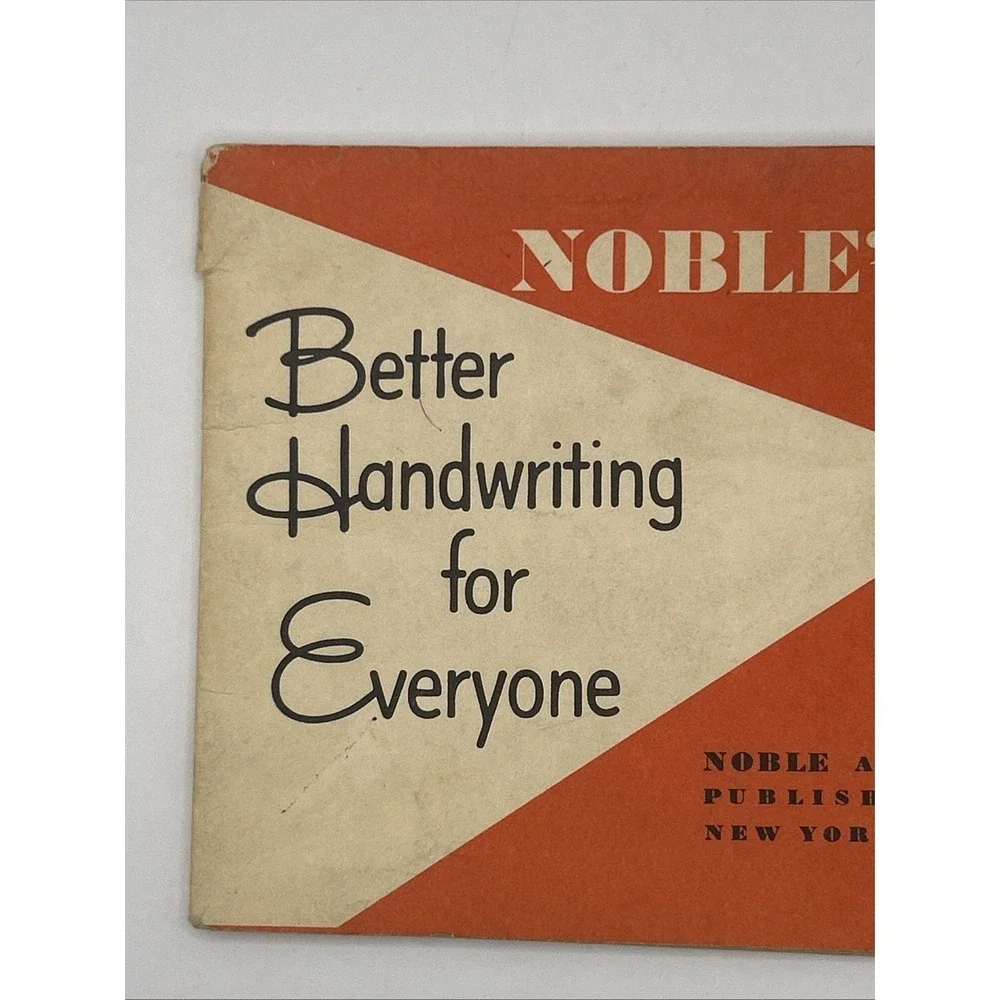Vintage Noble's Better Handwriting for Everyone Book 6 – Unused Workbook